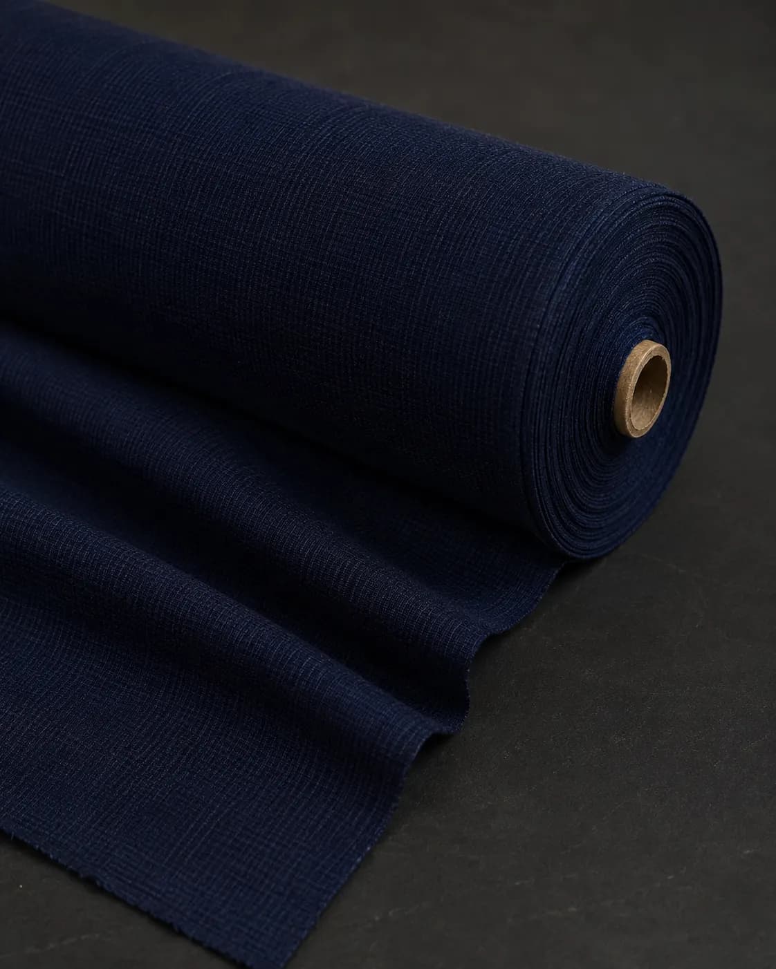 Cotton Fabric Herringbone — Herringbone Twill — BE-DY-938 (Navy (Second Quality))