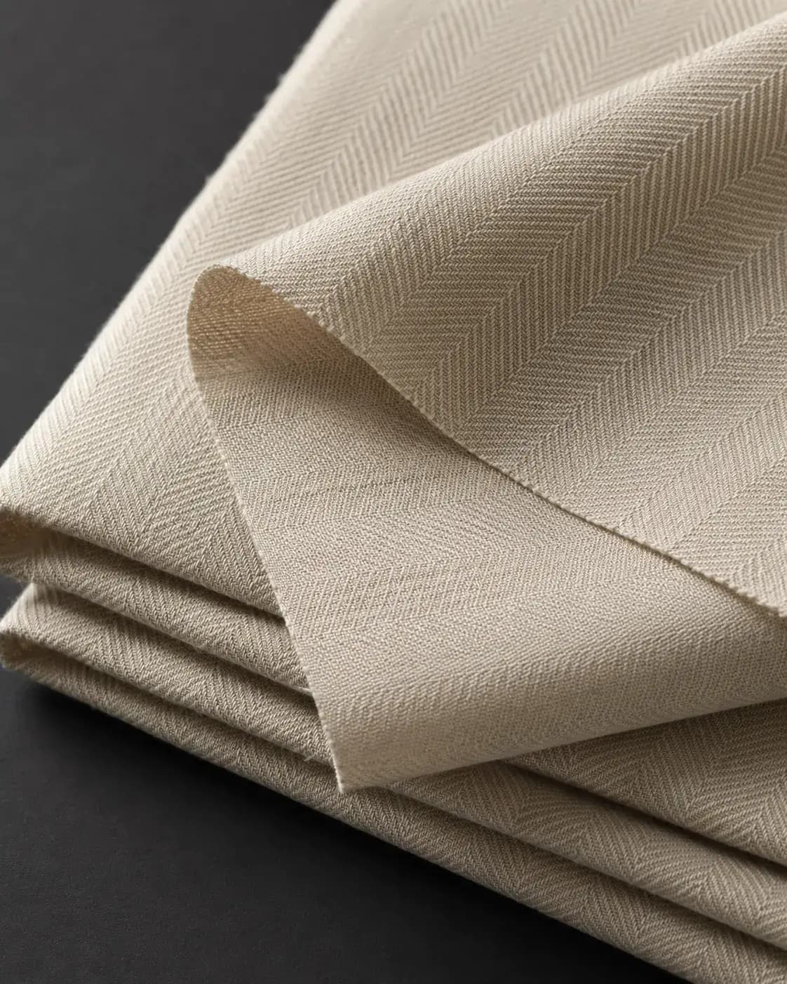 Poly-Cotton Herringbone — Herringbone Twill — BE-GR-002